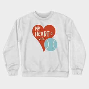 My Heart is with Padel Crewneck Sweatshirt